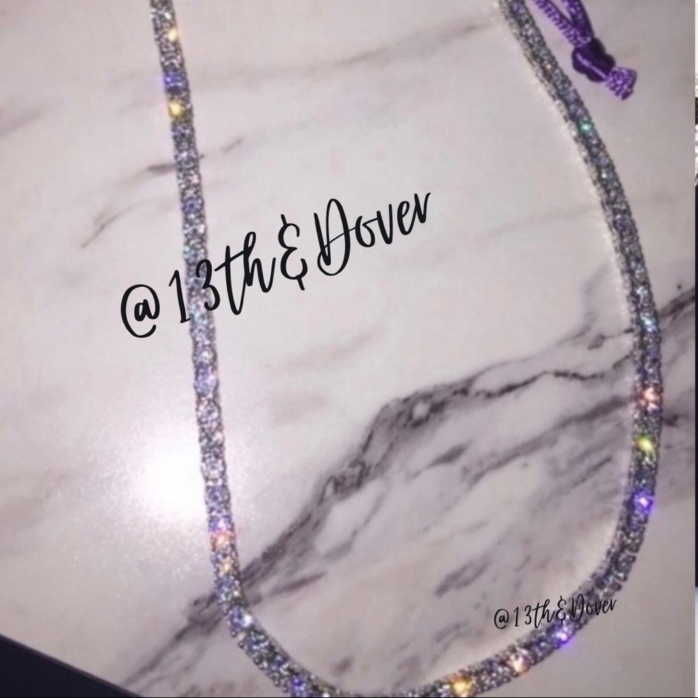 18k Tennis Necklace - Picture 13 of 16